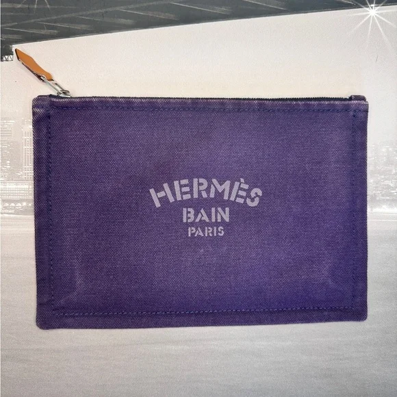 Hermes Cotton Yachting Pouch Small Model - Picture 2 of 11